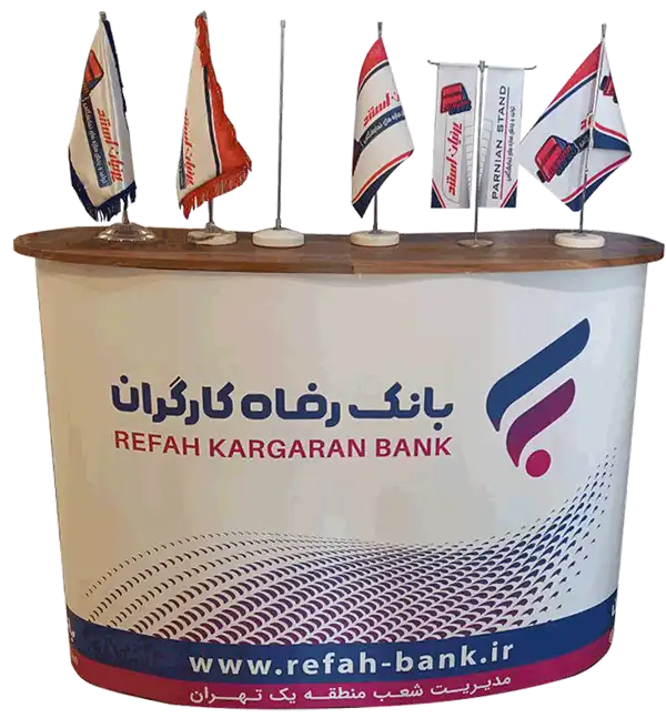 میز کانتر نمایشگاهی دو نفره
